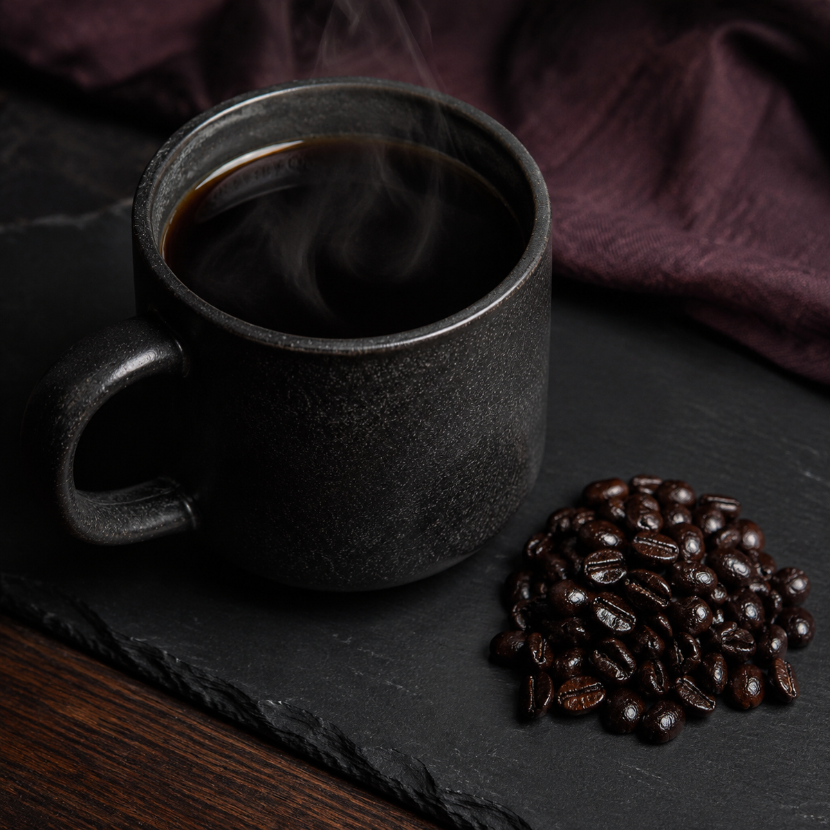 Wolf Ember Coffee Central American Italian Roast with consistently extra-dark oily coffee beans