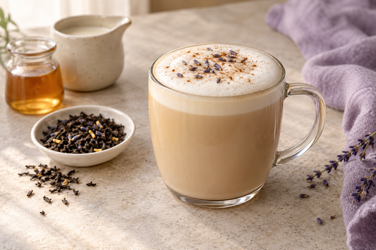 Earl Grey Vanilla London Fog prepared according to the Wolf Ember recipe