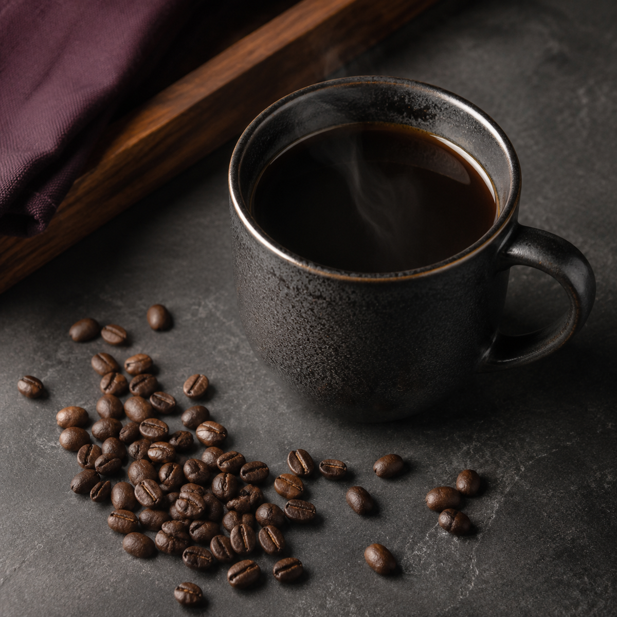 Wolf Ember Coffee Central American French Roast with consistently dark-roasted coffee beans